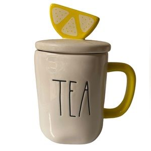 Rae Dunn “Tea” Mug w/Lid